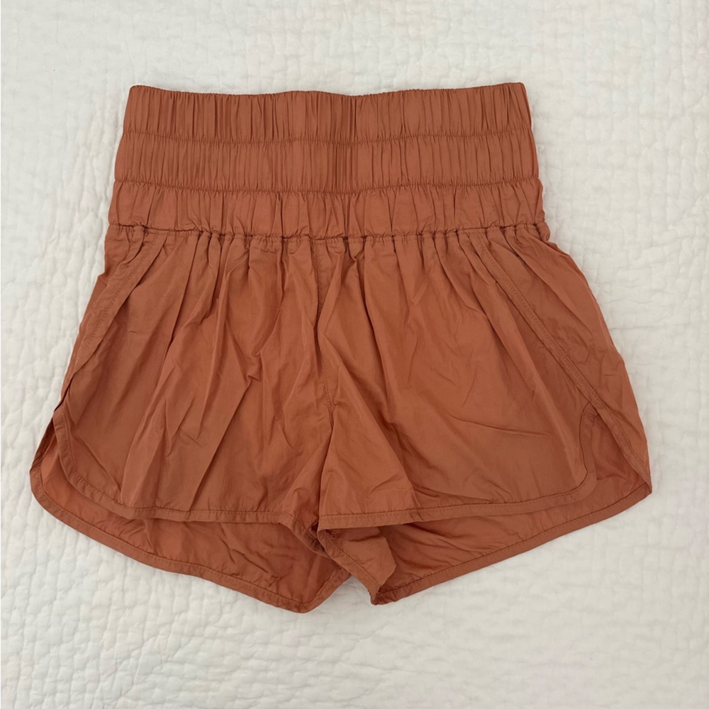 Free People Movement The Way Home Shorts-Rust Orange